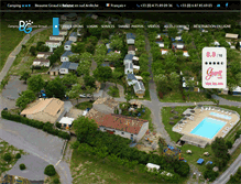 Tablet Screenshot of campingbeaumegiraud.com